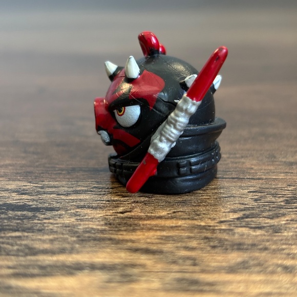 ANGRY BIRDS Star Wars DARTH MAUL Telepod Toy Figure QR CODE Cake Topper - Picture 5 of 6